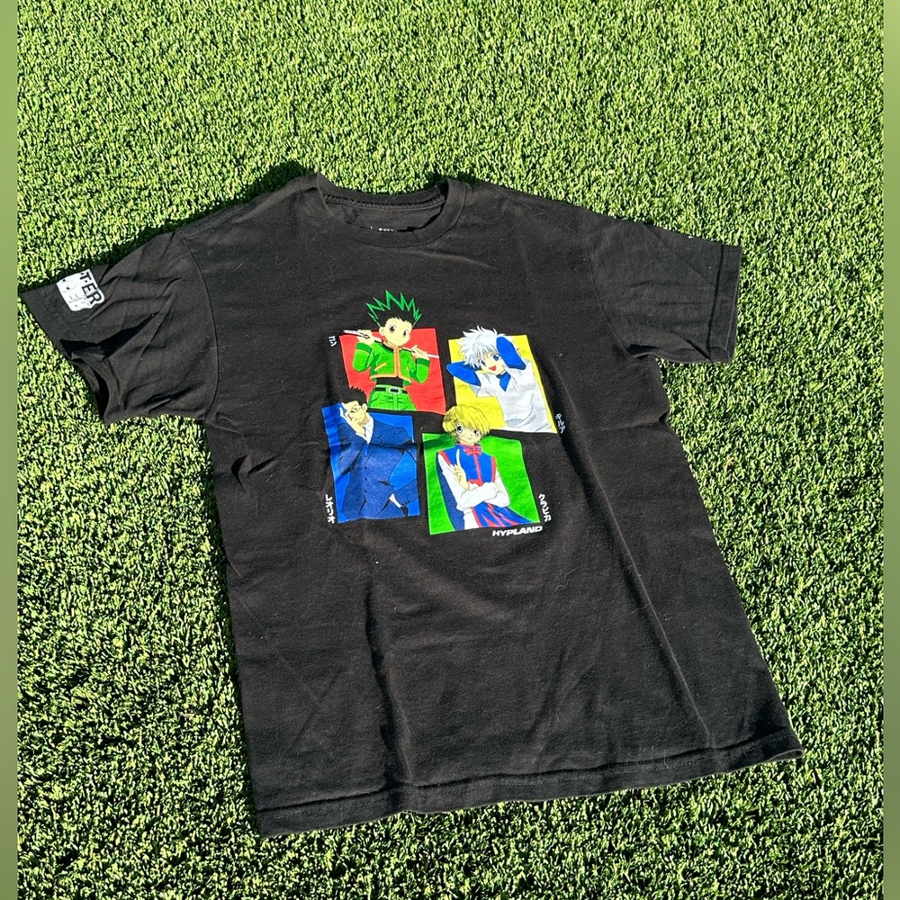 HXH MAIN FOUR CHARACTER SHIRT (BLACK)